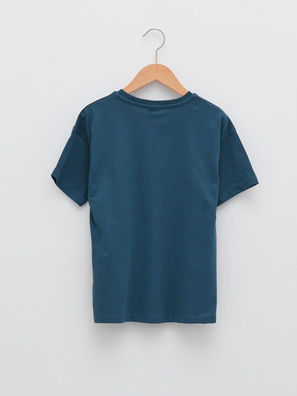 Crew Neck Printed Short Sleeve Boys' T-Shirt-1