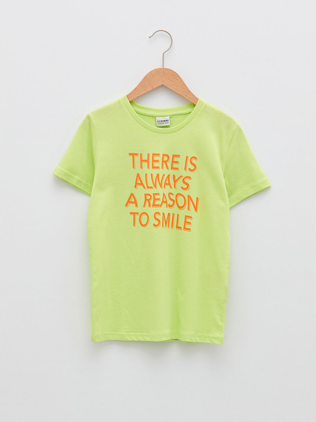 Crew Neck Printed Short Sleeve Cotton Boy T-shirt