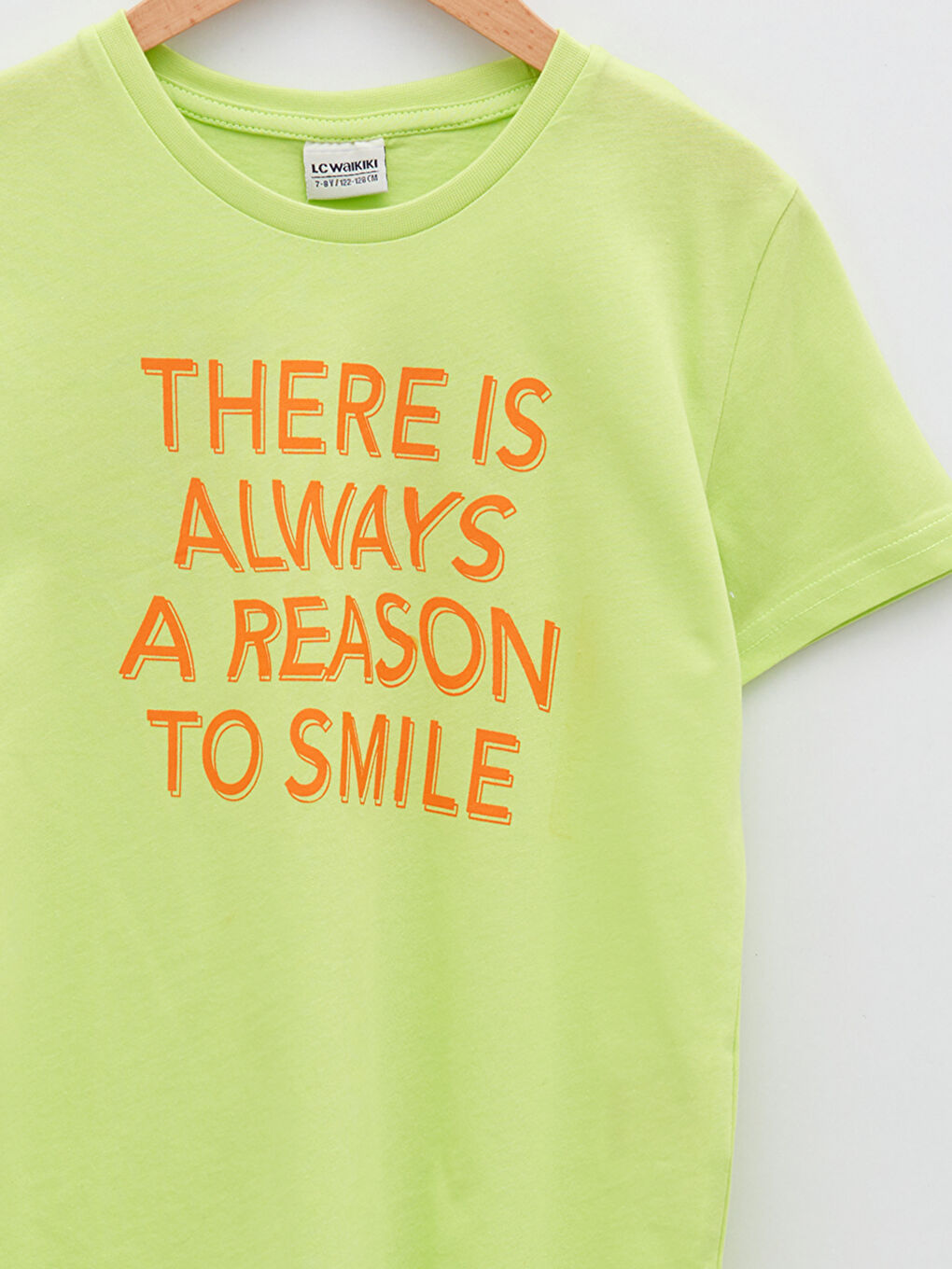 Crew Neck Printed Short Sleeve Cotton Boy T-shirt-2