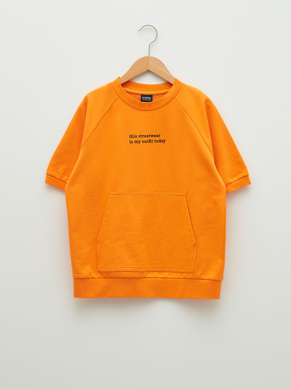 Crew Neck Printed Short Sleeve Boy Sweatshirt & Bermuda-1