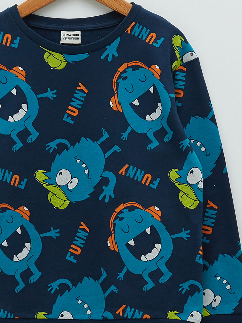 Sweat-shirt à Col Rond Imprimé à Manches Longues pour Garçons-2