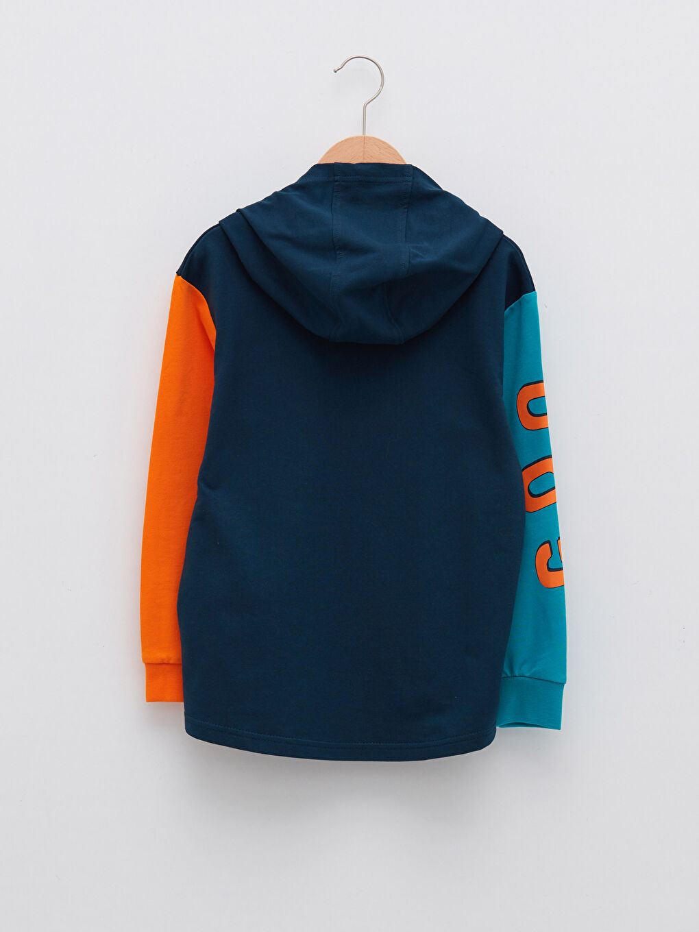 LCW Kids Hooded Printed Long Sleeve Boys' Sweatshirt -S24590Z4-JC7