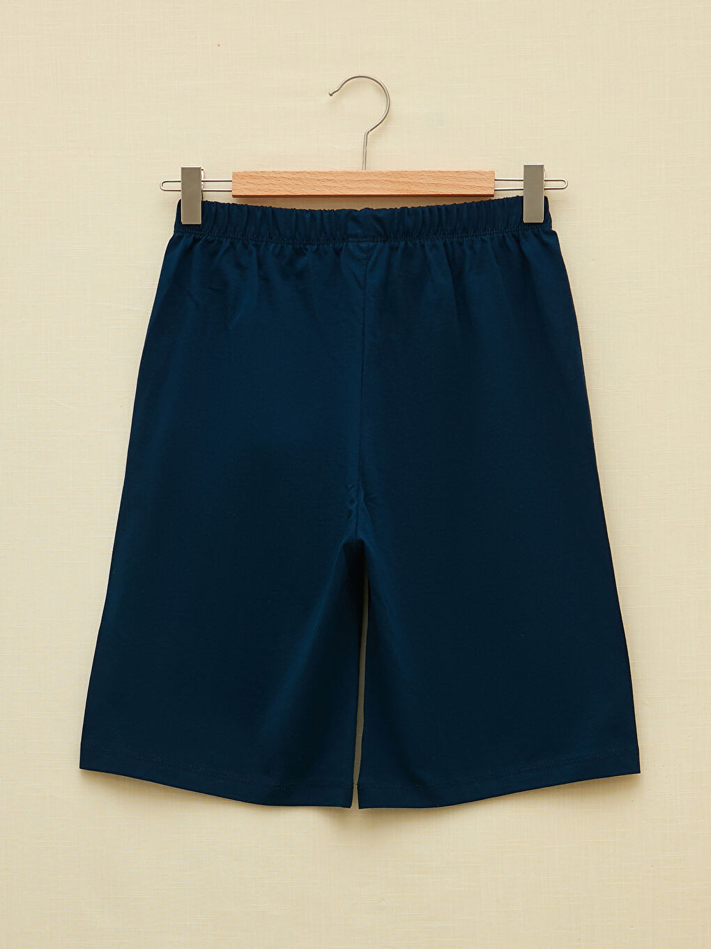 Mavi Bisiklet Yaka Baskılı Kısa Kollu Erkek Çocuk Pijama Takımı-4