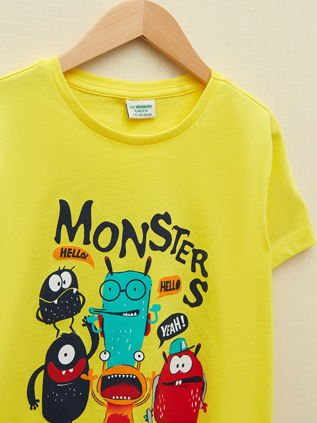 Crew Neck Printed Short Sleeve Boys' Shorts Pyjama Set-2