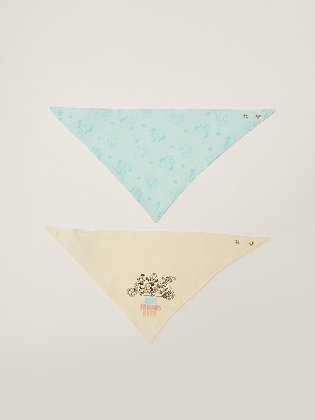 Нагрудники для девочек-малышей с принтом Минни Маус, 2 шт.-1