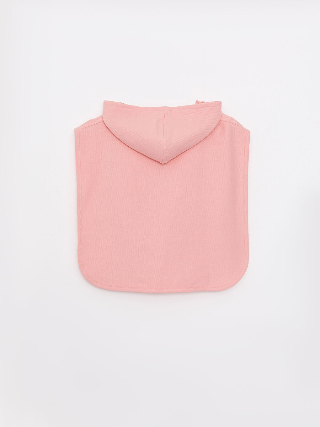 Mercan Kapüşonlu Basic  Kız Bebek Panço Havlu-1