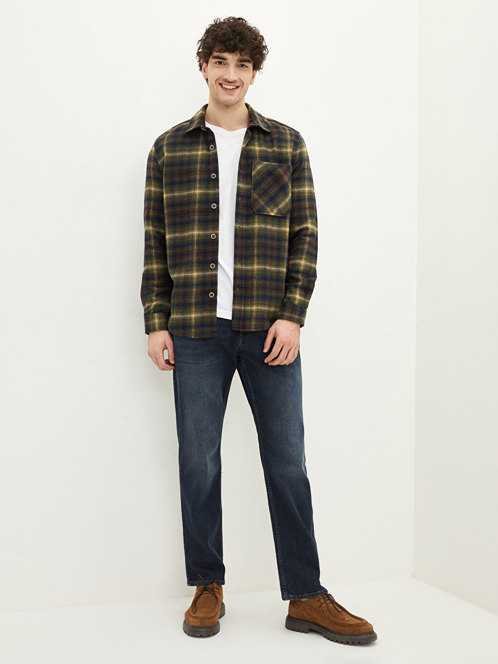 İndigo 790 Rahat Kalıp Erkek Jean Pantolon-1