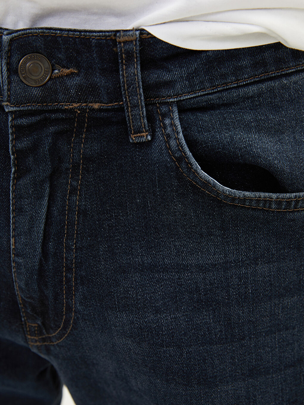 İndigo 790 Rahat Kalıp Erkek Jean Pantolon-2