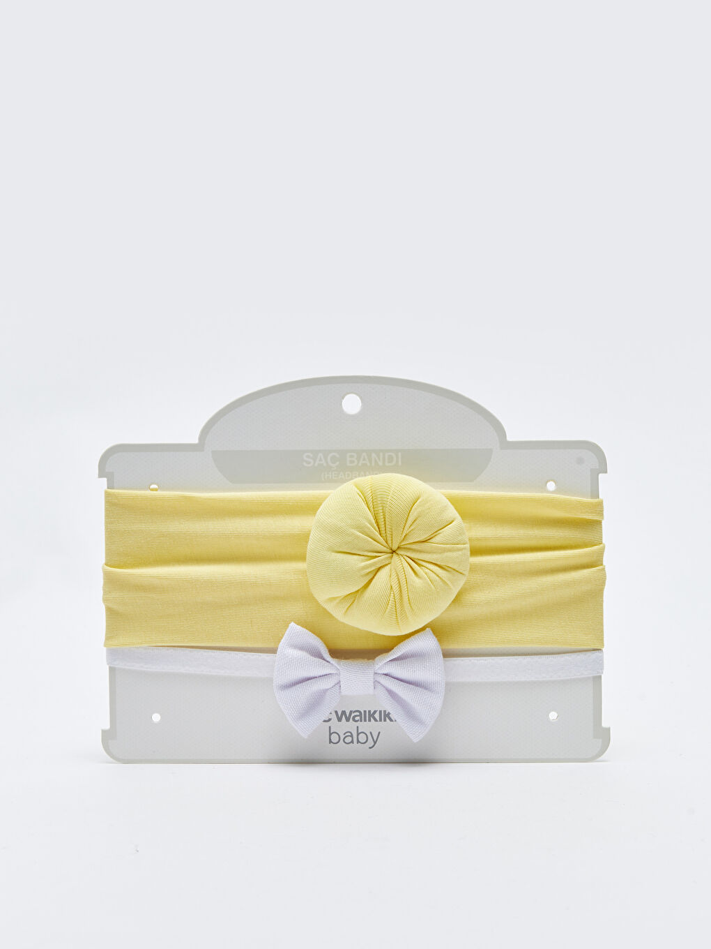 LCW baby Sari Basic Kız Bebek Saç Bandı 2'li