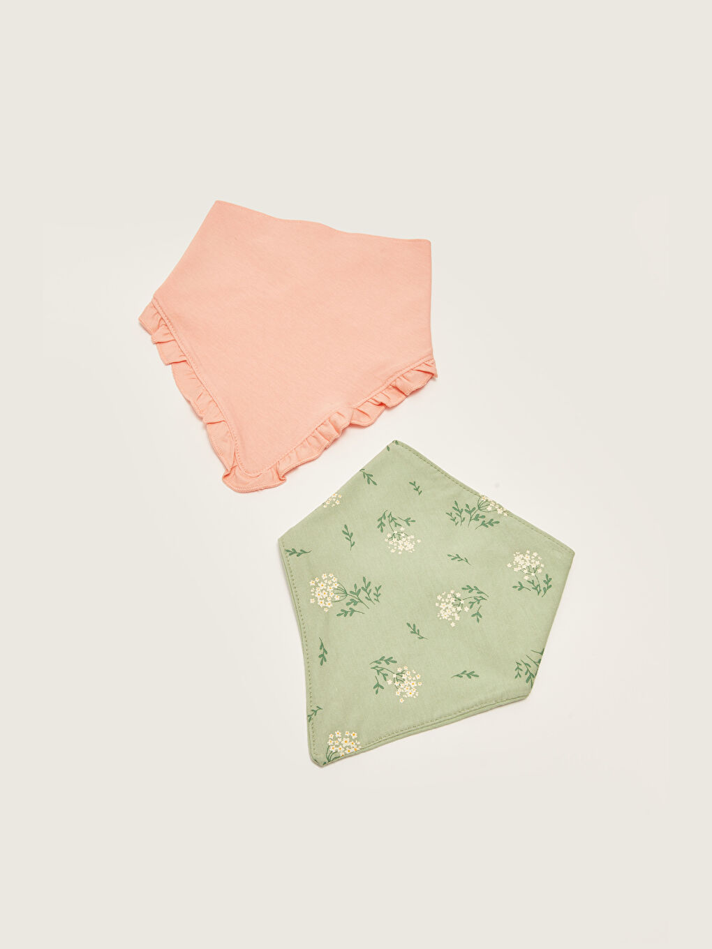 Printed Baby Girls' Bib 2 Pack