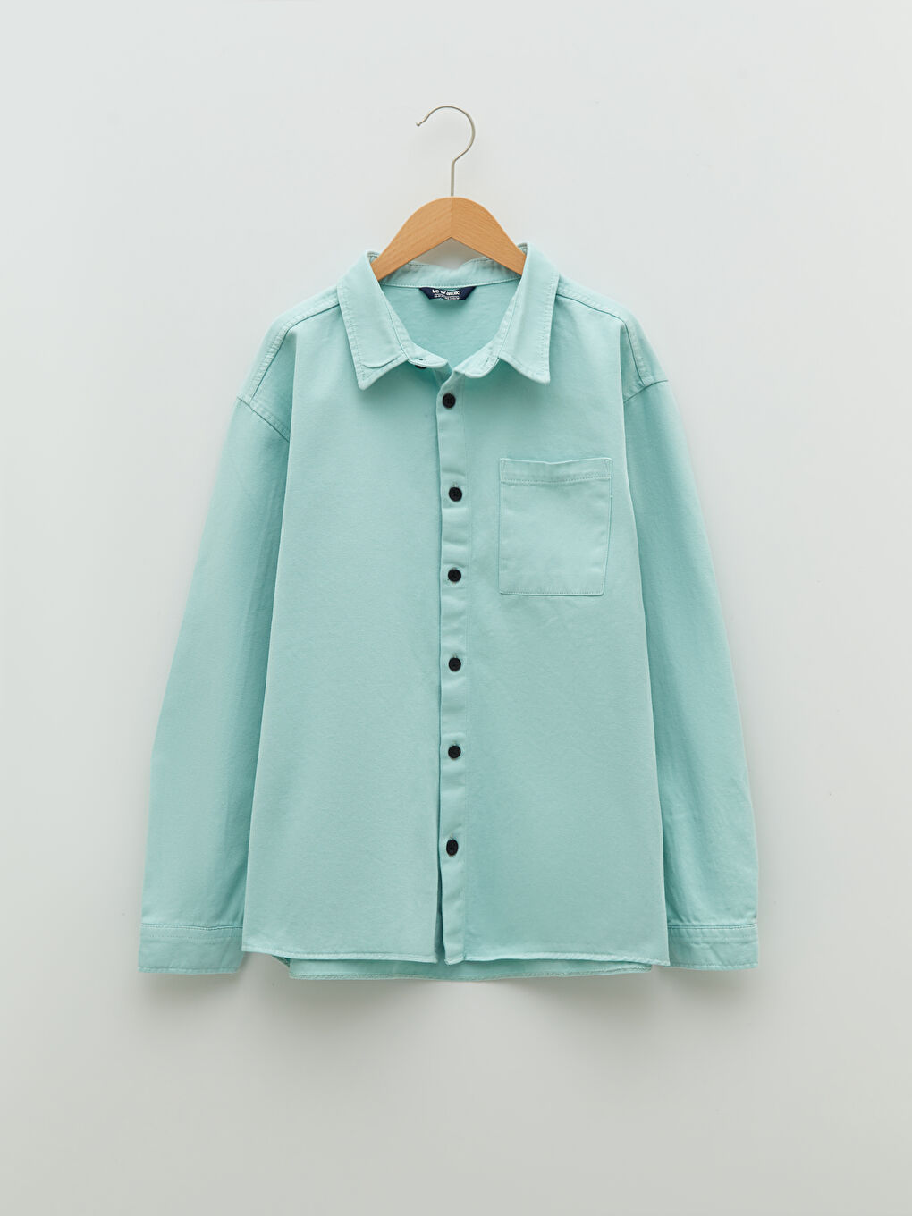 Osnovna Gabardinska Košulja s Dugim Rukavima za Dječake