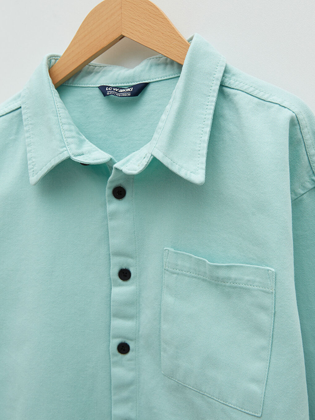 Osnovna Gabardinska Košulja s Dugim Rukavima za Dječake-2