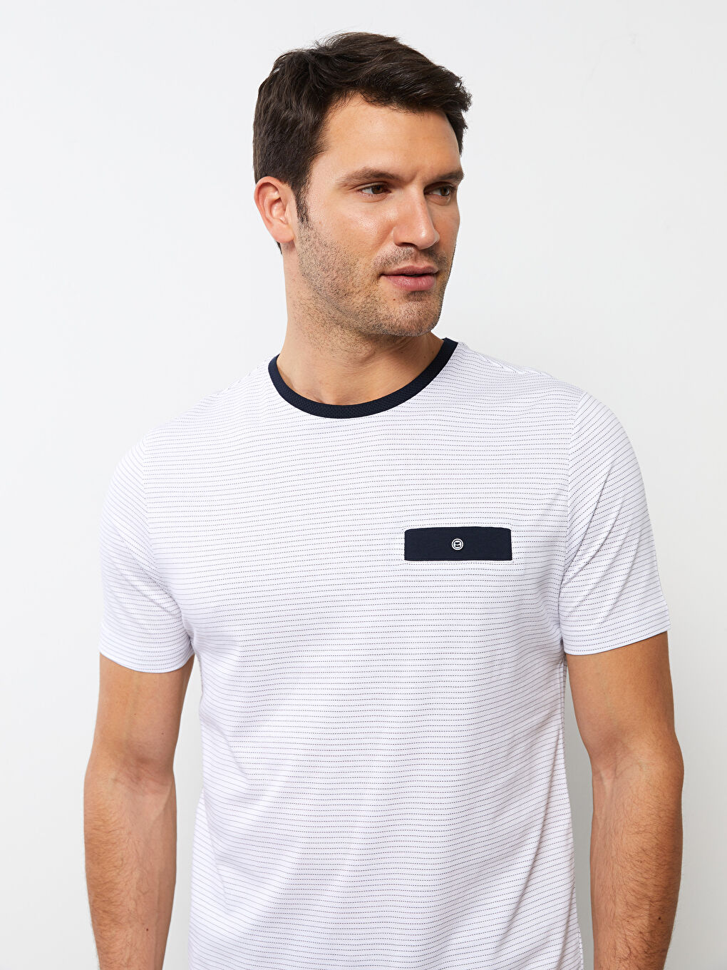 Lacivert Standart Kalıp Erkek Şortlu Pijama Takımı-3