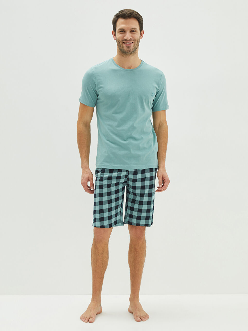 Ensemble pyjama court pour Hommes à coupe régulière-1