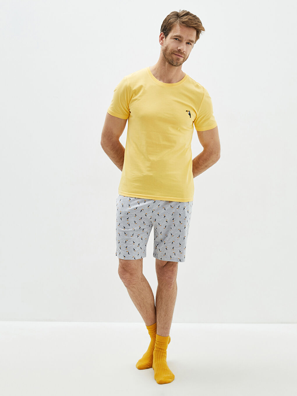 LC WAIKIKI Ensemble pyjama court pour Hommes à coupe régulière -S24791Z8-LRW