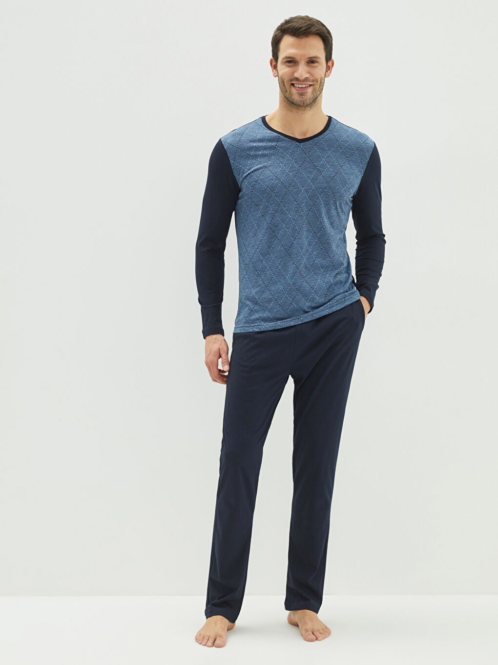 Ensemble de Pyjama pour Hommes Coupe Régulière