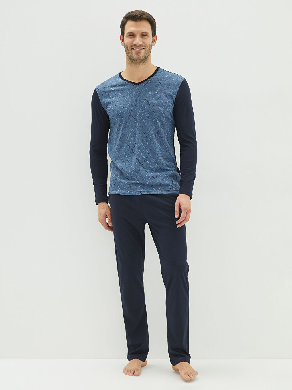 Ensemble de Pyjama pour Hommes Coupe Régulière-2