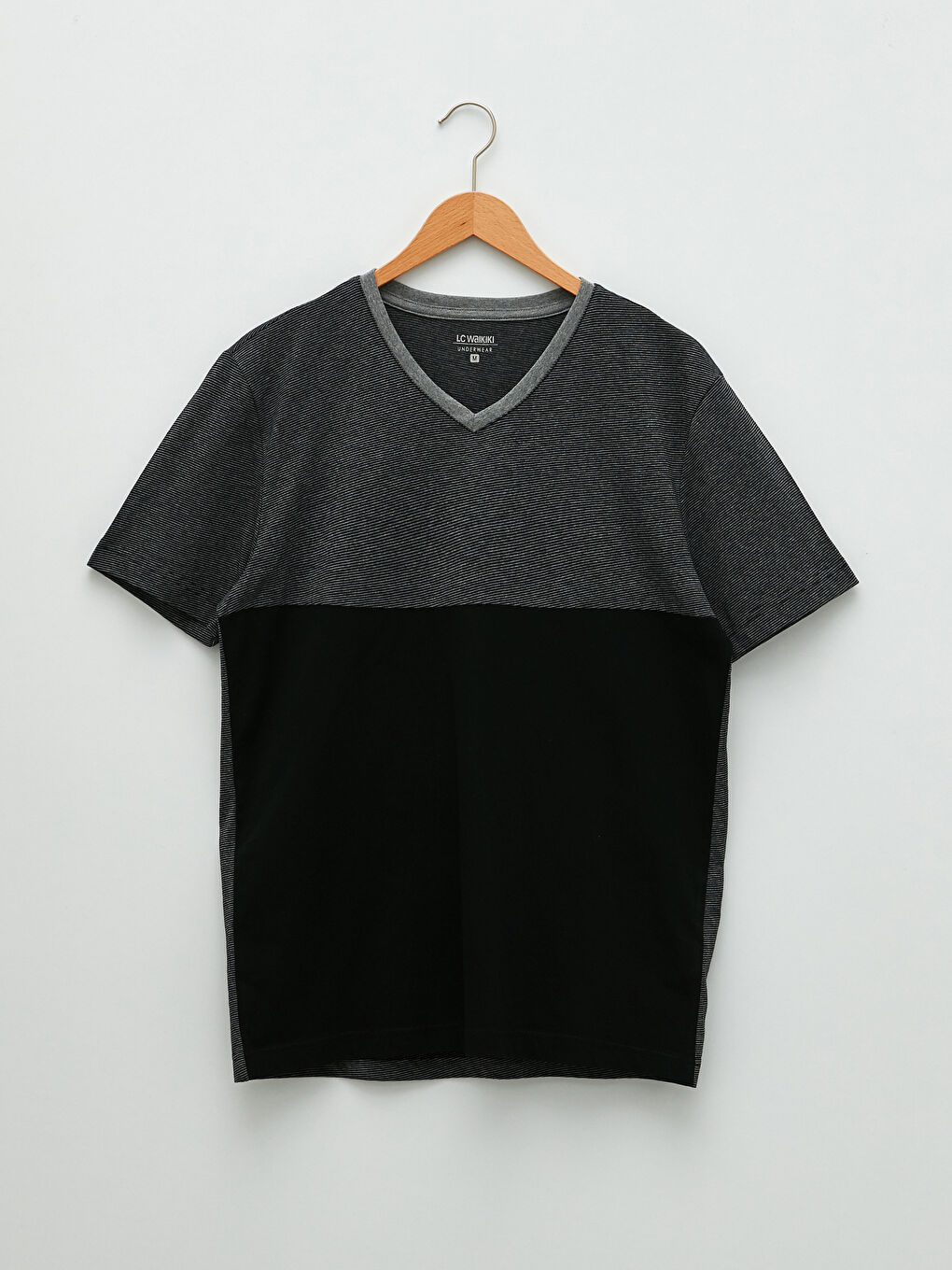 Gri Standart Kalıp Erkek Şortlu Pijama Takımı-6