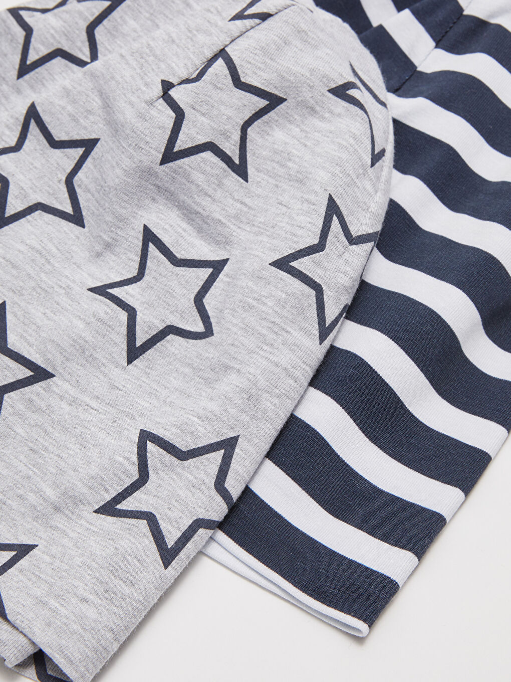 Ұлдарға арналған тоқыма принтті бини шапкасы 2 данадан тұратын-2