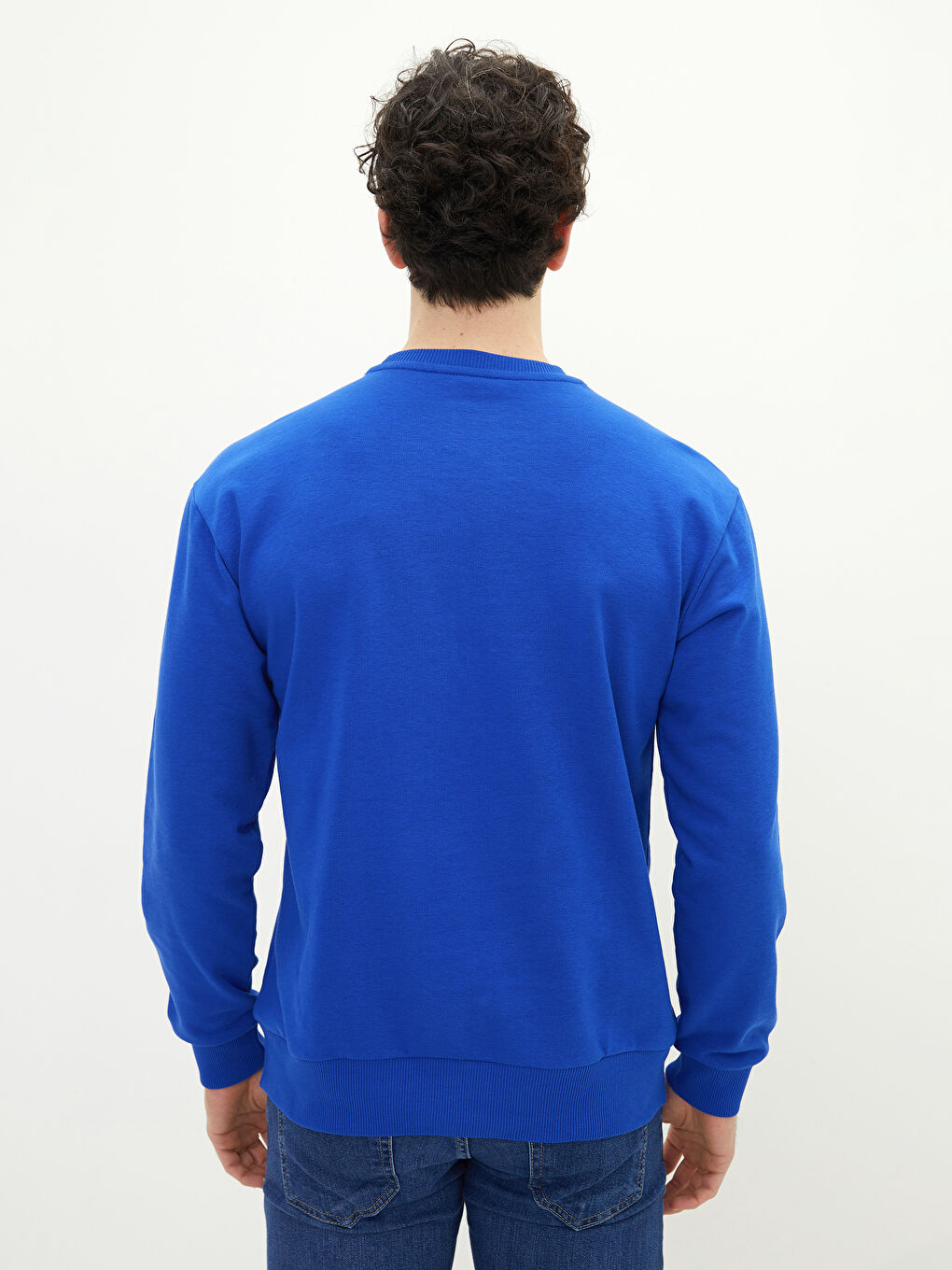 XSIDE Bisiklet Yaka Uzun Kollu Baskılı Erkek Sweatshirt -S24946Z8-HSJ