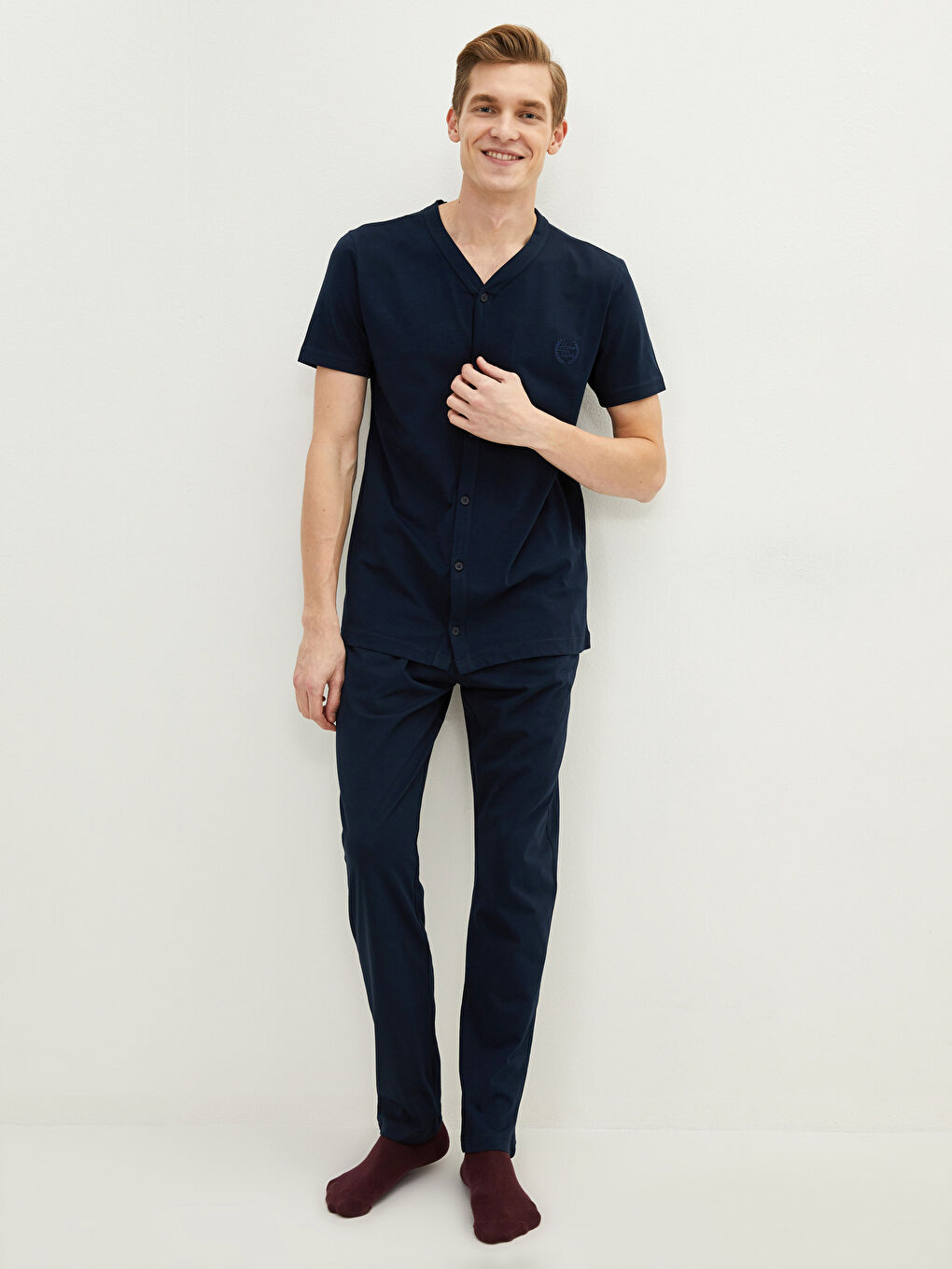 Regular Fit Men's Pyjama Set