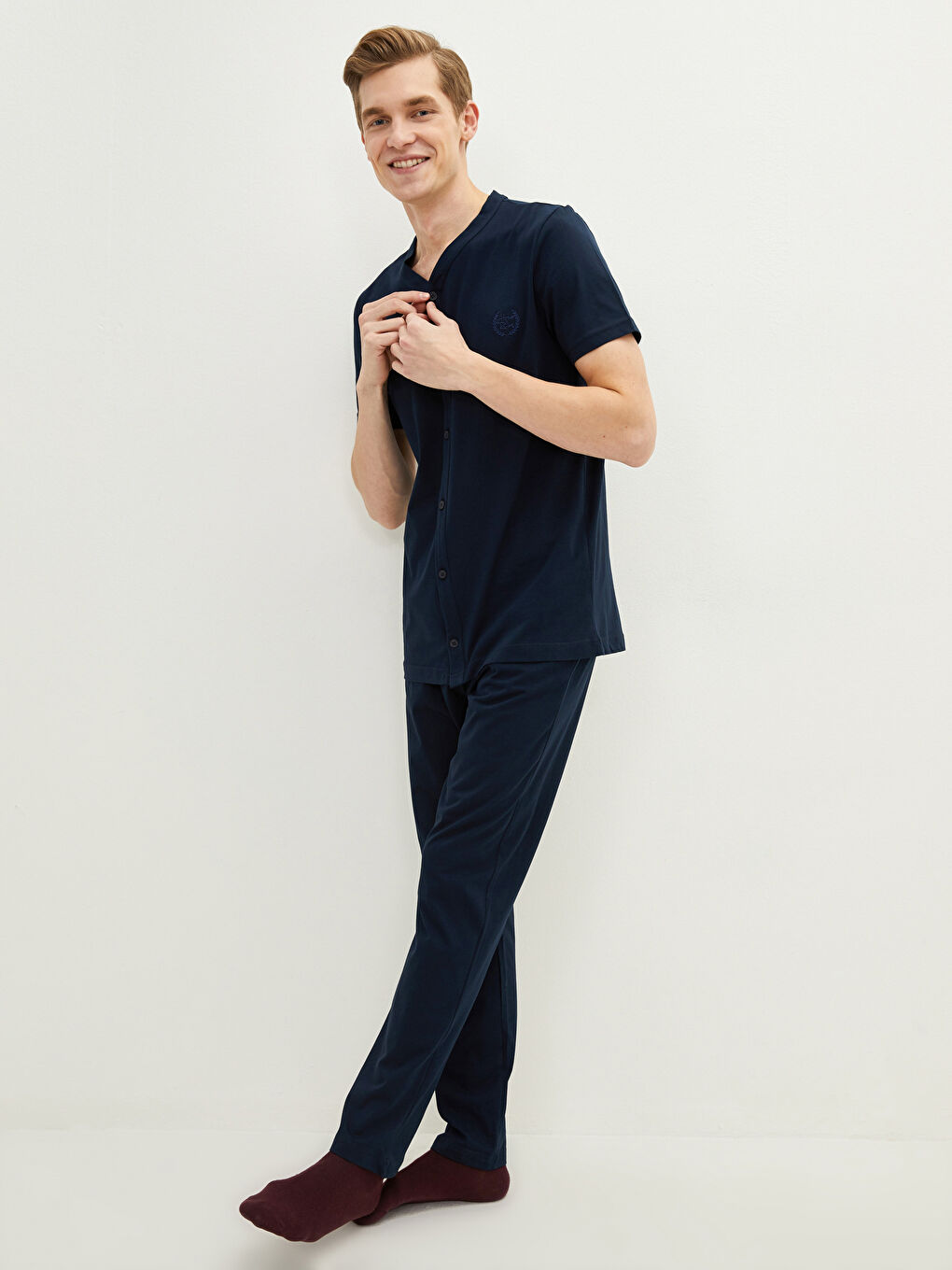 Regular Fit Men's Pyjama Set-2