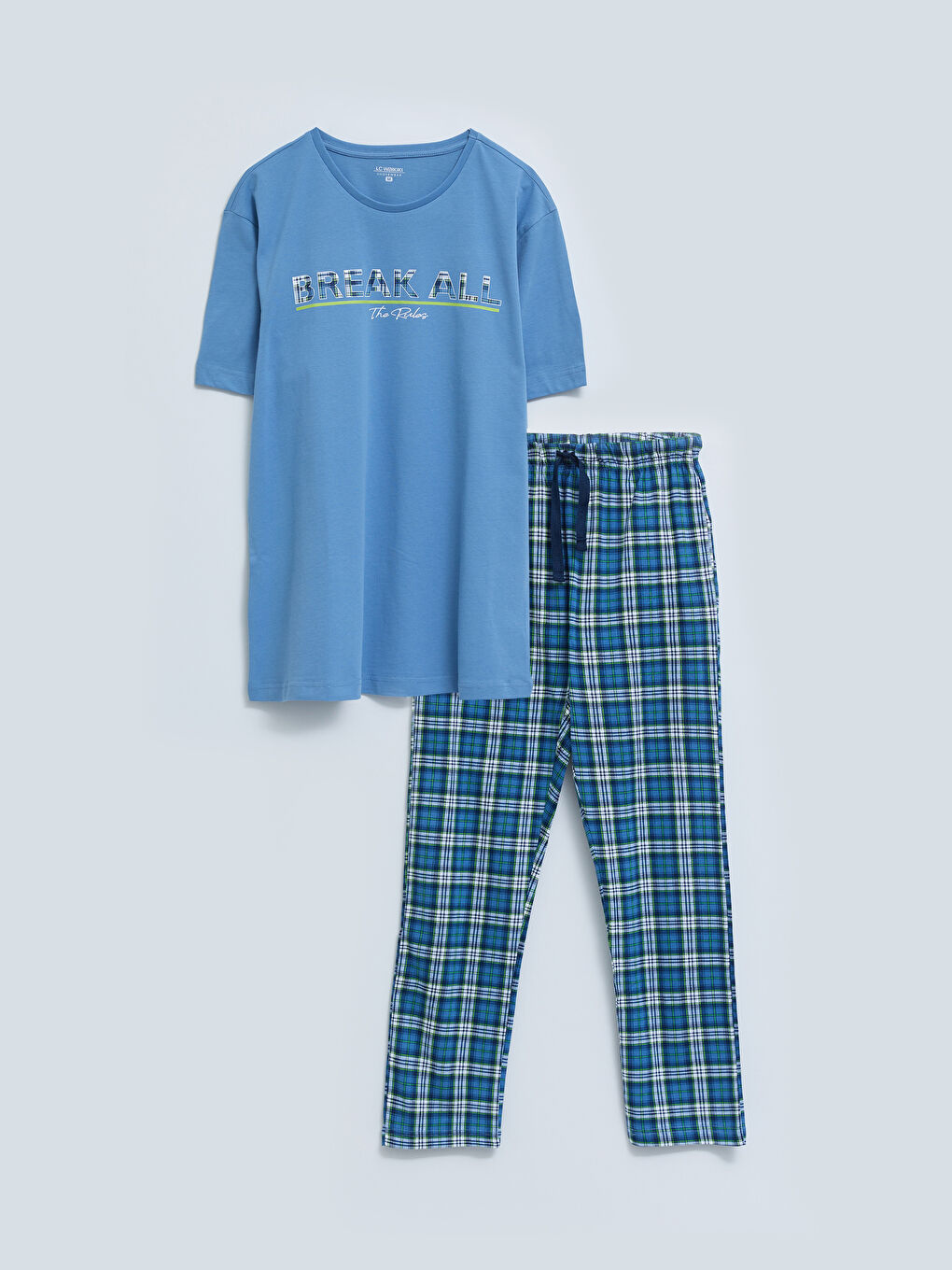 Pyjama-Set für Herren in regulärer Passform-8