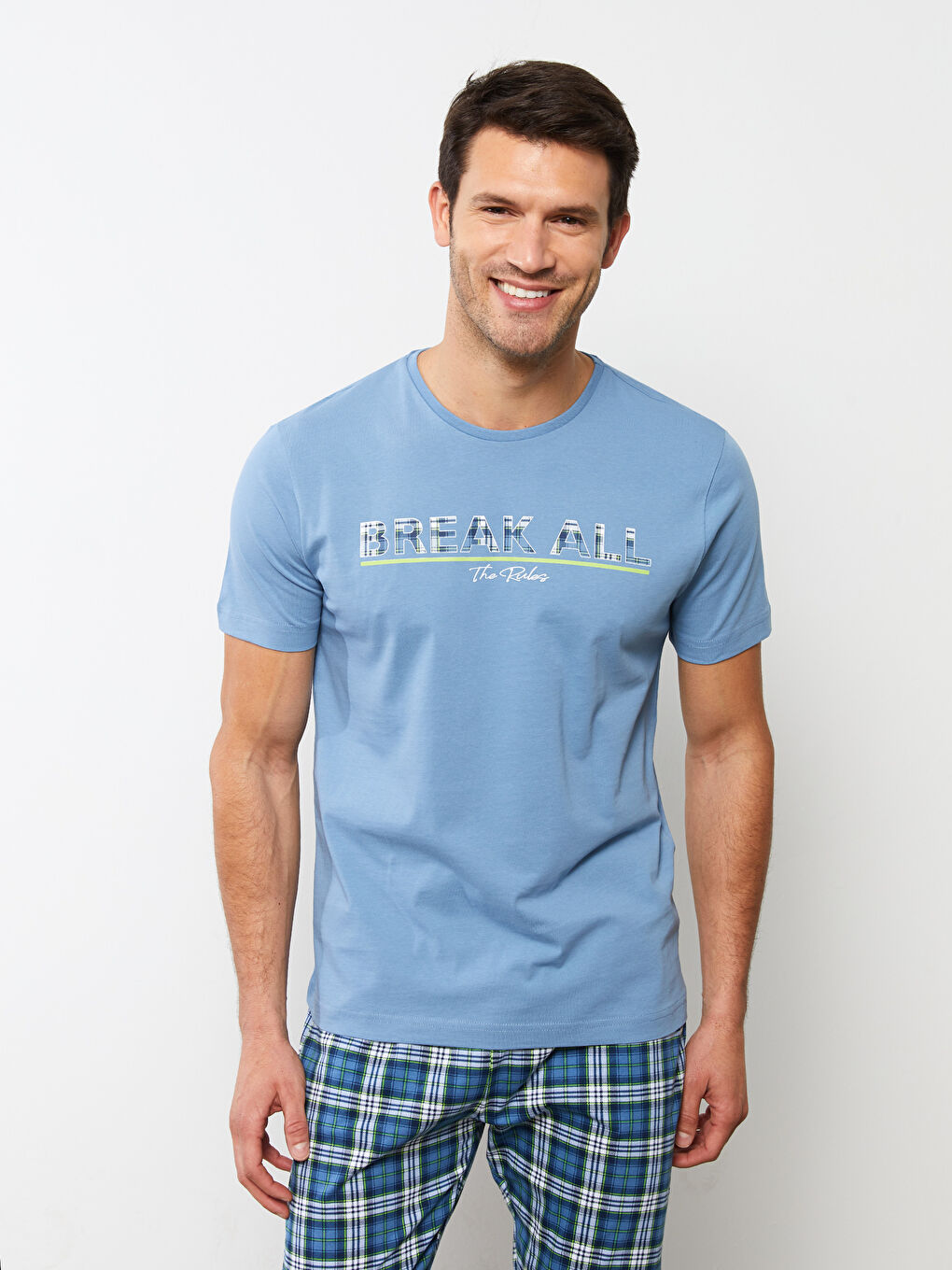 Pyjama-Set für Herren in regulärer Passform-5