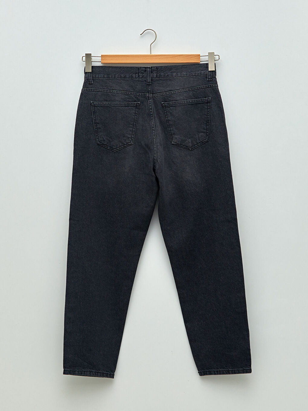 Siyah 710 Bol Fit Erkek Jean Pantolon-6