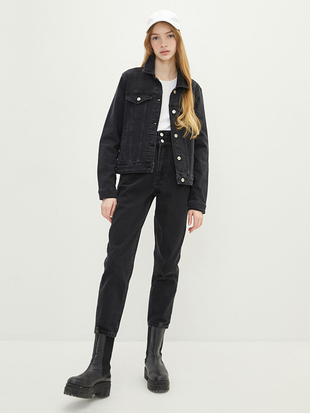 Shirt Neck Regular Long Sleeve Women's Rodeo Jean Jacket-3