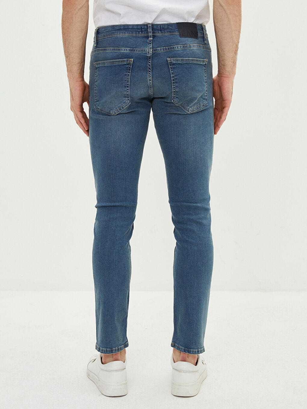 بنطلون جينز رجالي 750 سليم فيت-3