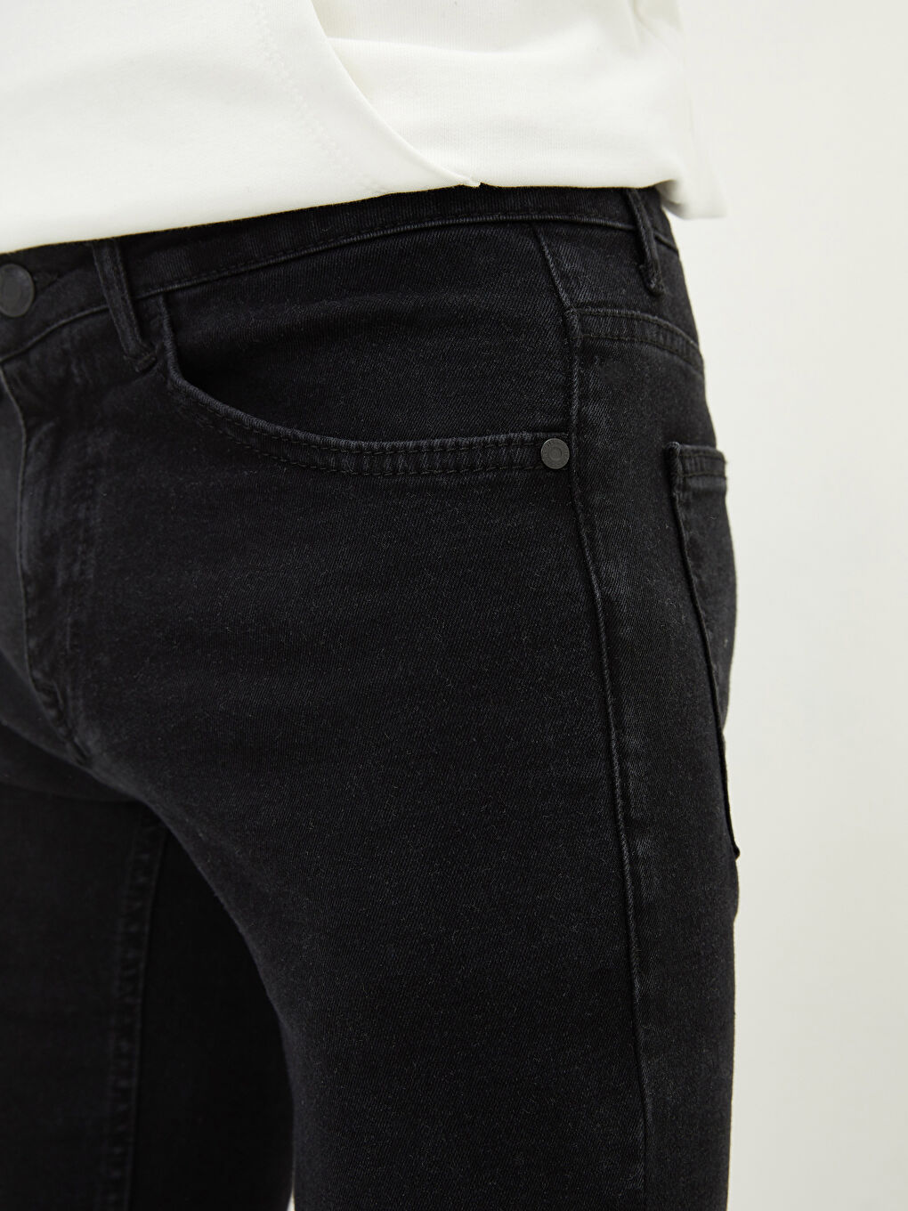 Siyah 750 Slim Fit Erkek Jean Pantolon-2