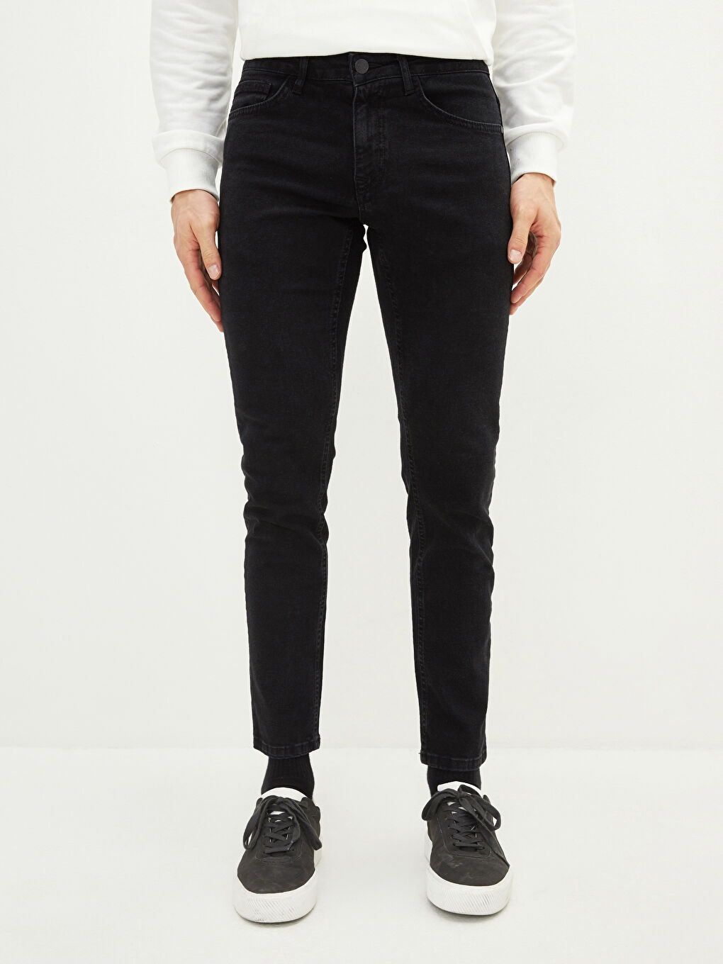 Siyah 750 Slim Fit Erkek Jean Pantolon-3