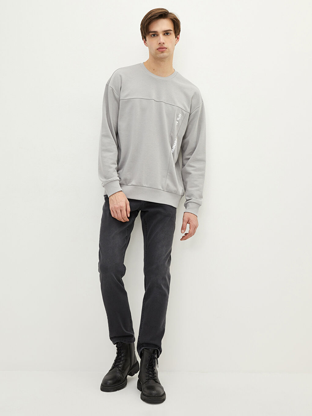 Siyah 750 Slim Fit Erkek Jean Pantolon-1