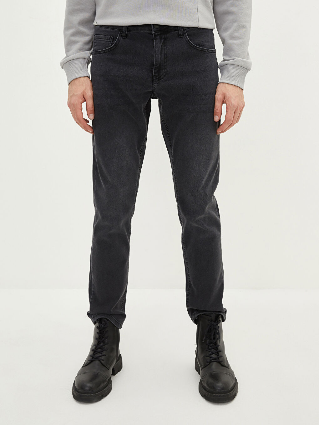 Siyah 750 Slim Fit Erkek Jean Pantolon-3