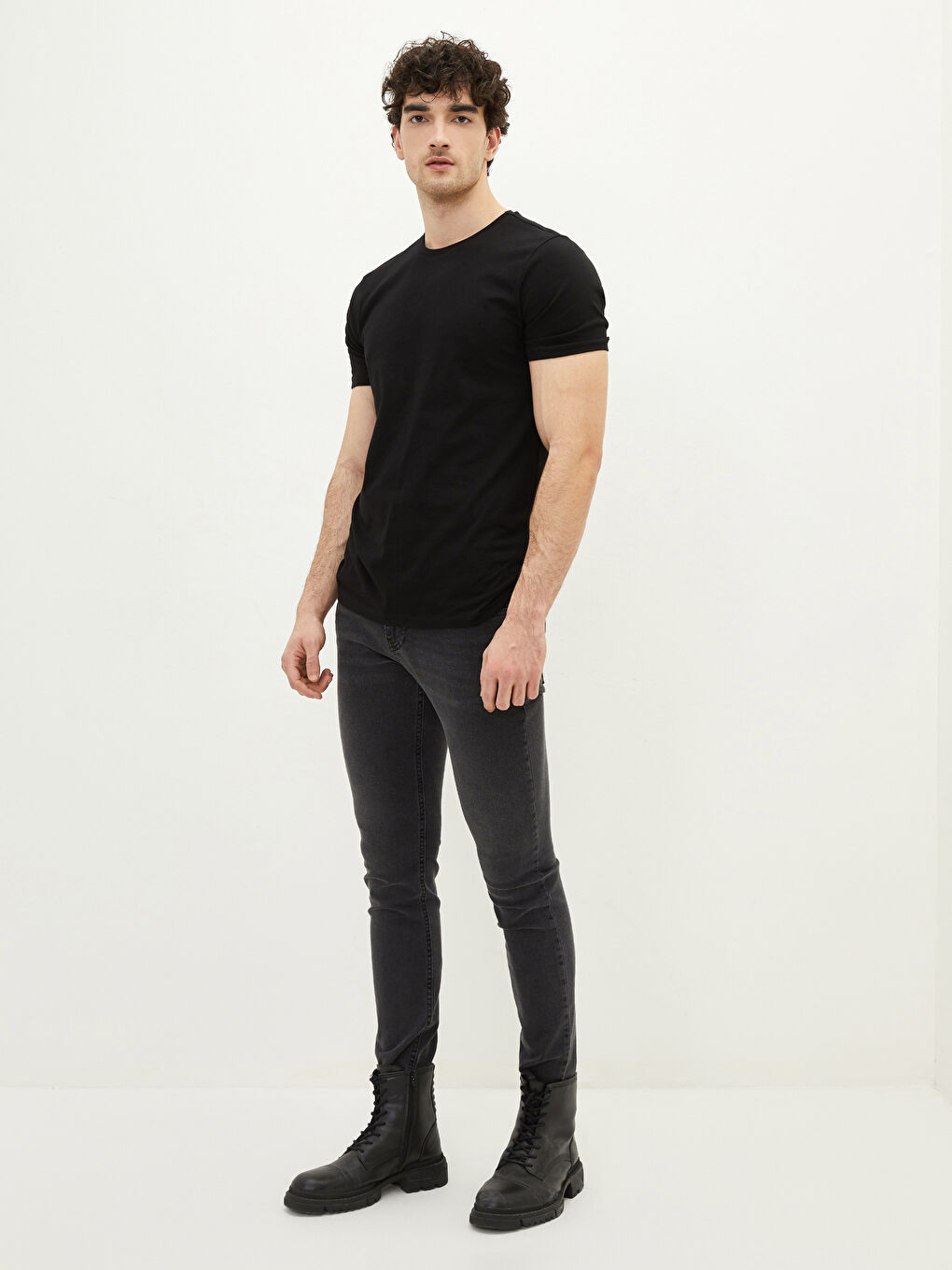 Siyah 760 Skinny Fit Erkek Jean Pantolon