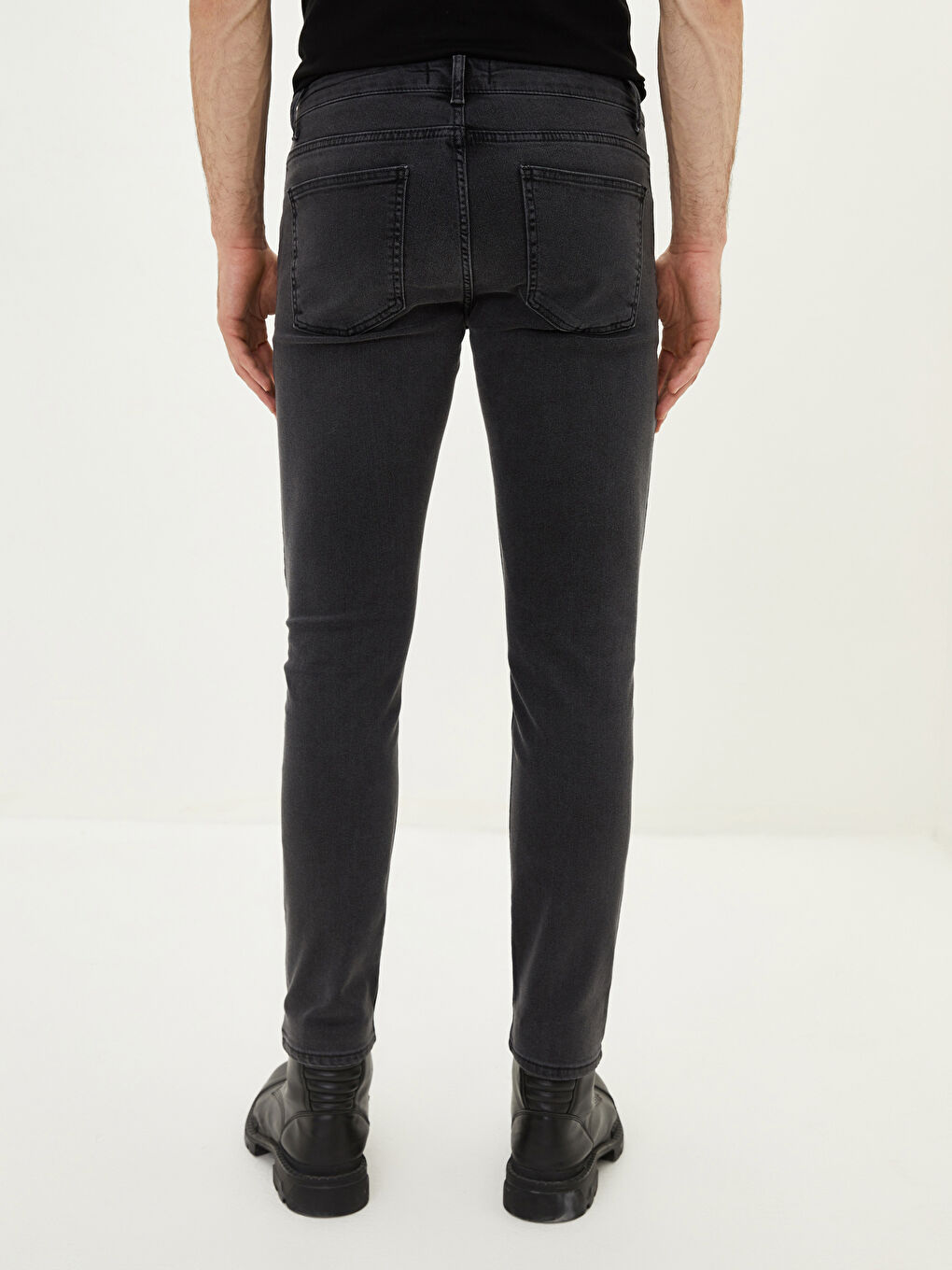 Siyah 760 Skinny Fit Erkek Jean Pantolon-4