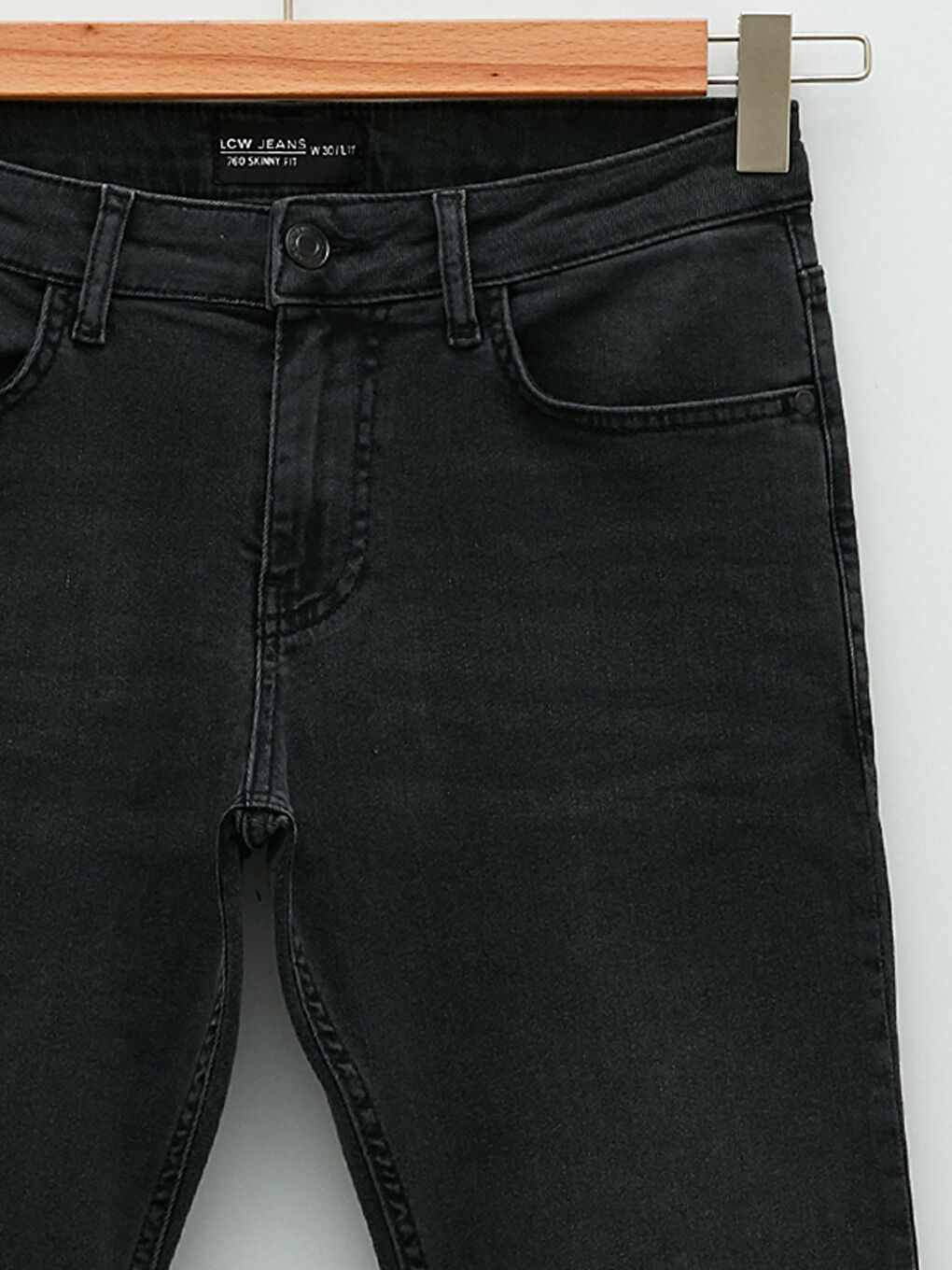 Siyah 760 Skinny Fit Erkek Jean Pantolon-7