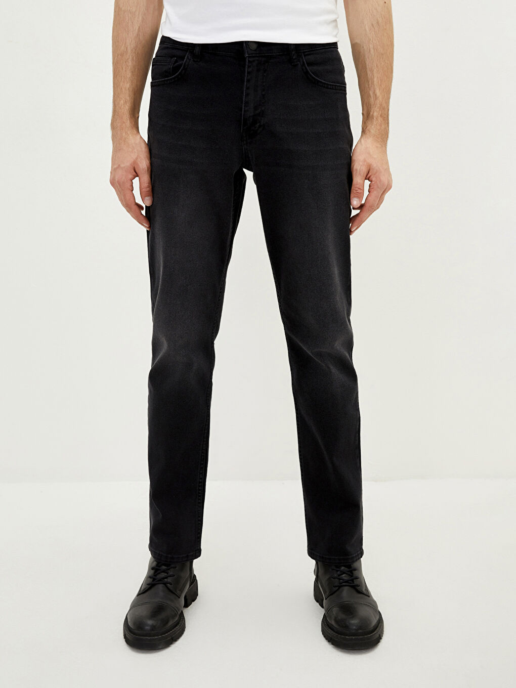 Siyah 779 Regular Fit Erkek Jean Pantolon-4