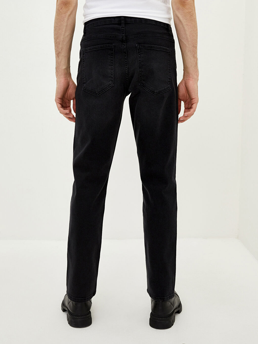 Siyah 779 Regular Fit Erkek Jean Pantolon-5