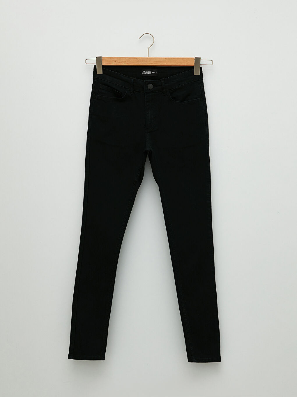 Siyah 770 Super Skinny Erkek Jean Pantolon-5