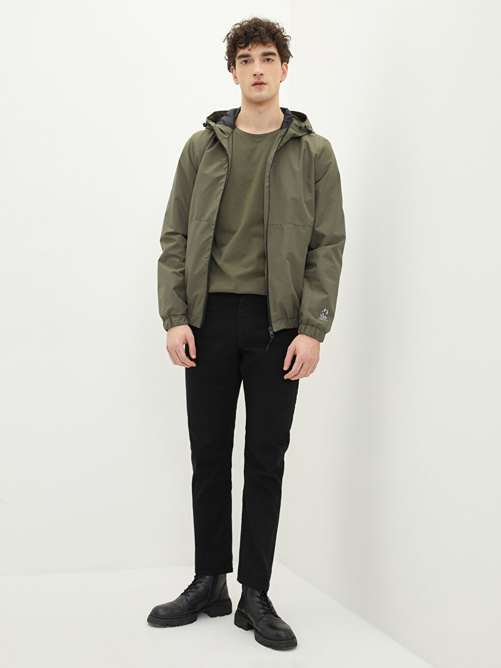 Siyah 790 Rahat Kalıp Erkek Jean Pantolon-1