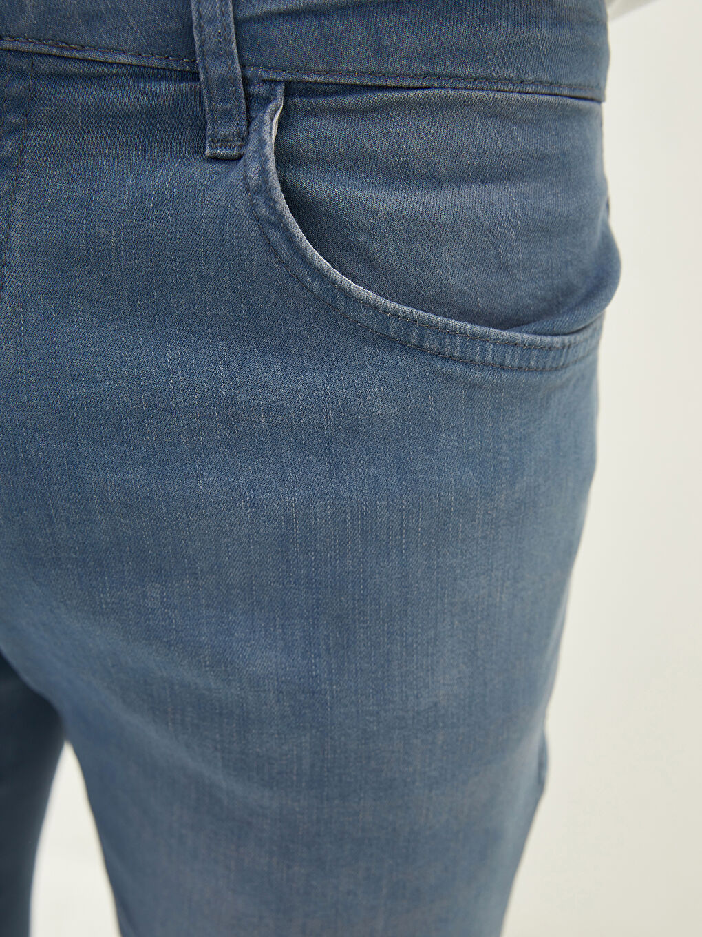 Gri 750 Slim Fit Erkek Jean Pantolon-2