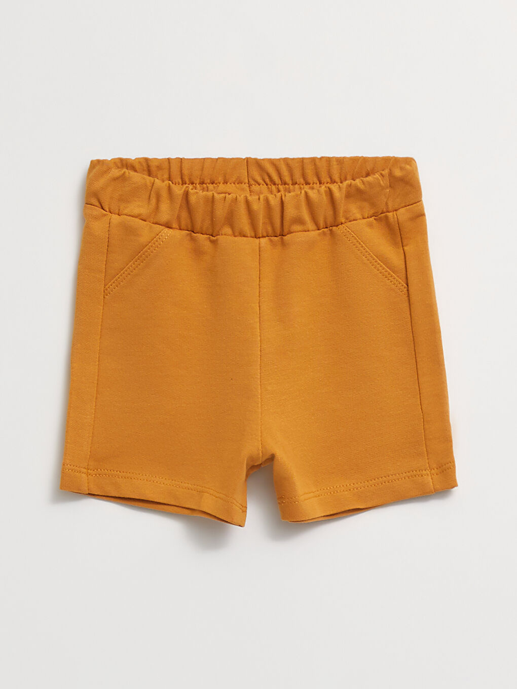 Bej Bisiklet Yaka Kısa Kollu Winnie the Pooh Baskılı Pamuklu Erkek Bebek Tişört ve Şort 2'li Takım-3