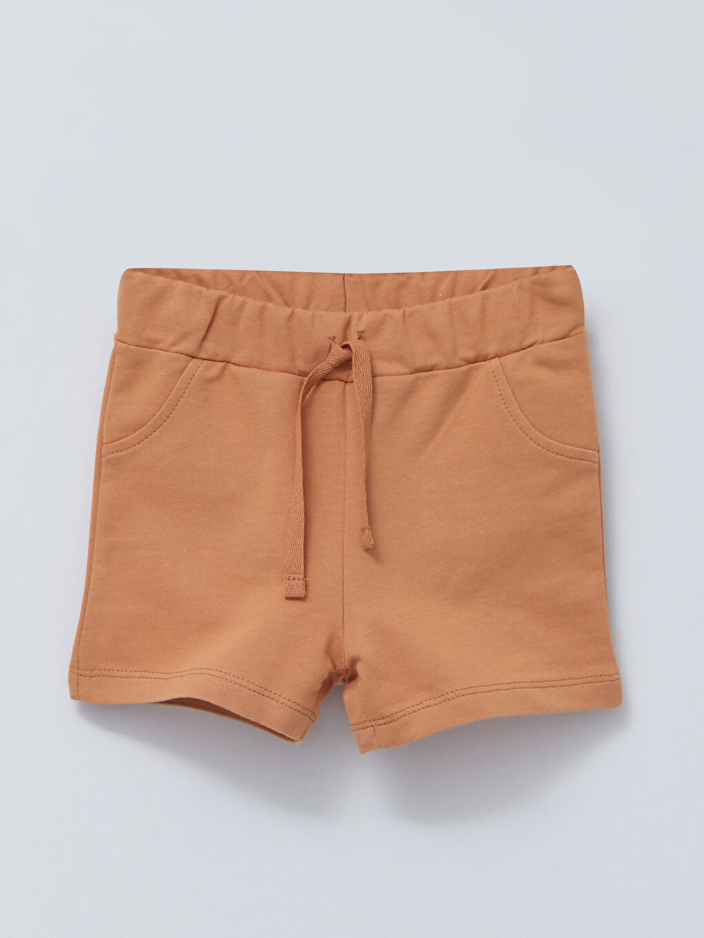 Crew Neck Short Sleeve Printed Cotton Baby Boy T-Shirt and Shorts 2-Piece Set-3