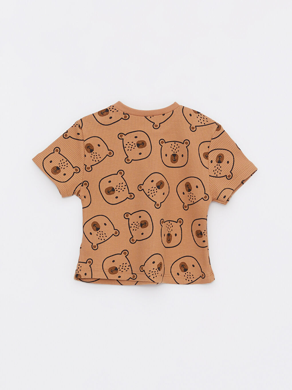 Crew Neck Short Sleeve Printed Cotton Baby Boy T-Shirt and Shorts 2-Piece Set-2