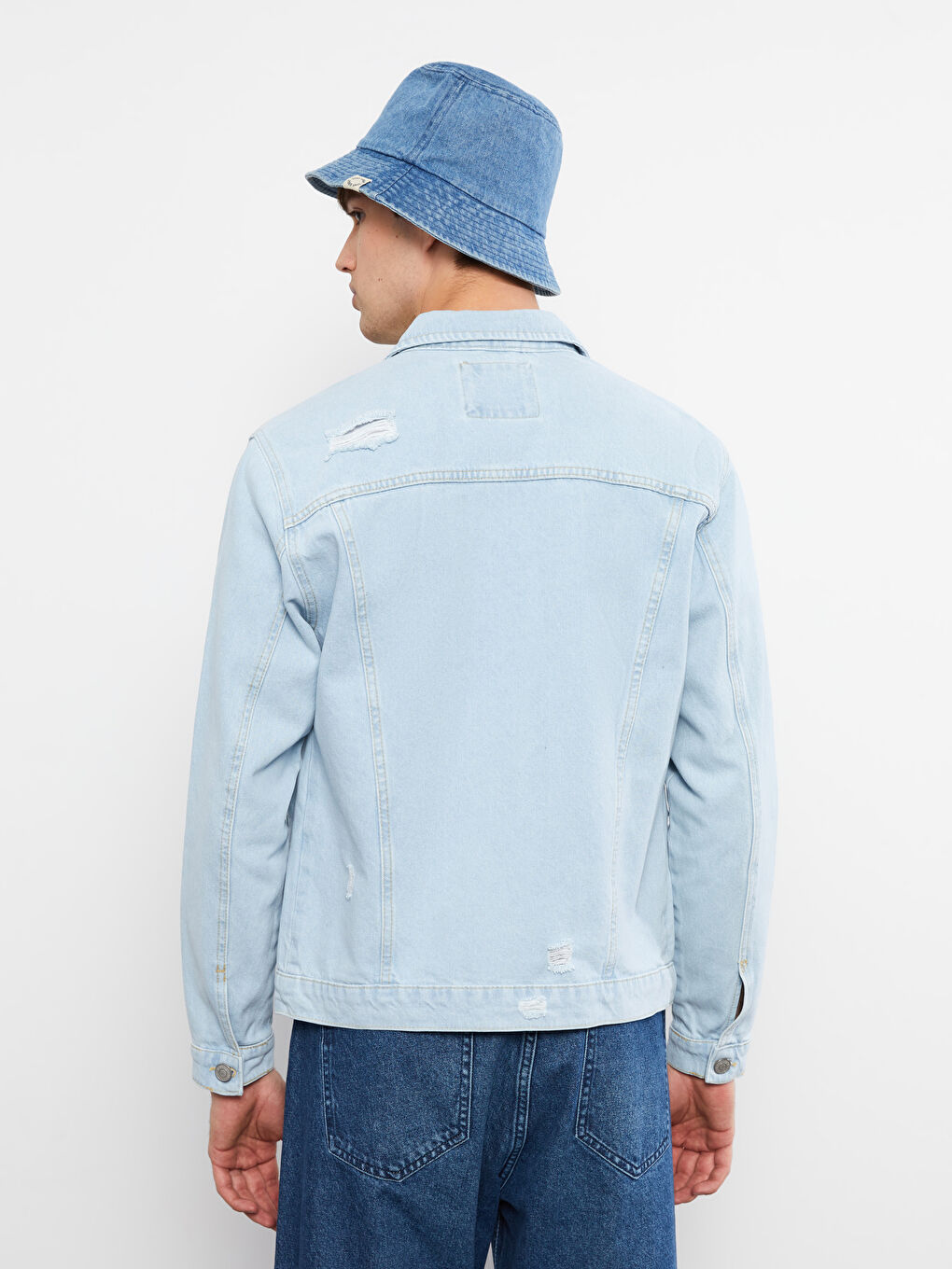 LCW Jeans جاكيت جينز رجالي بقالب قياسي -S25079Z8-311