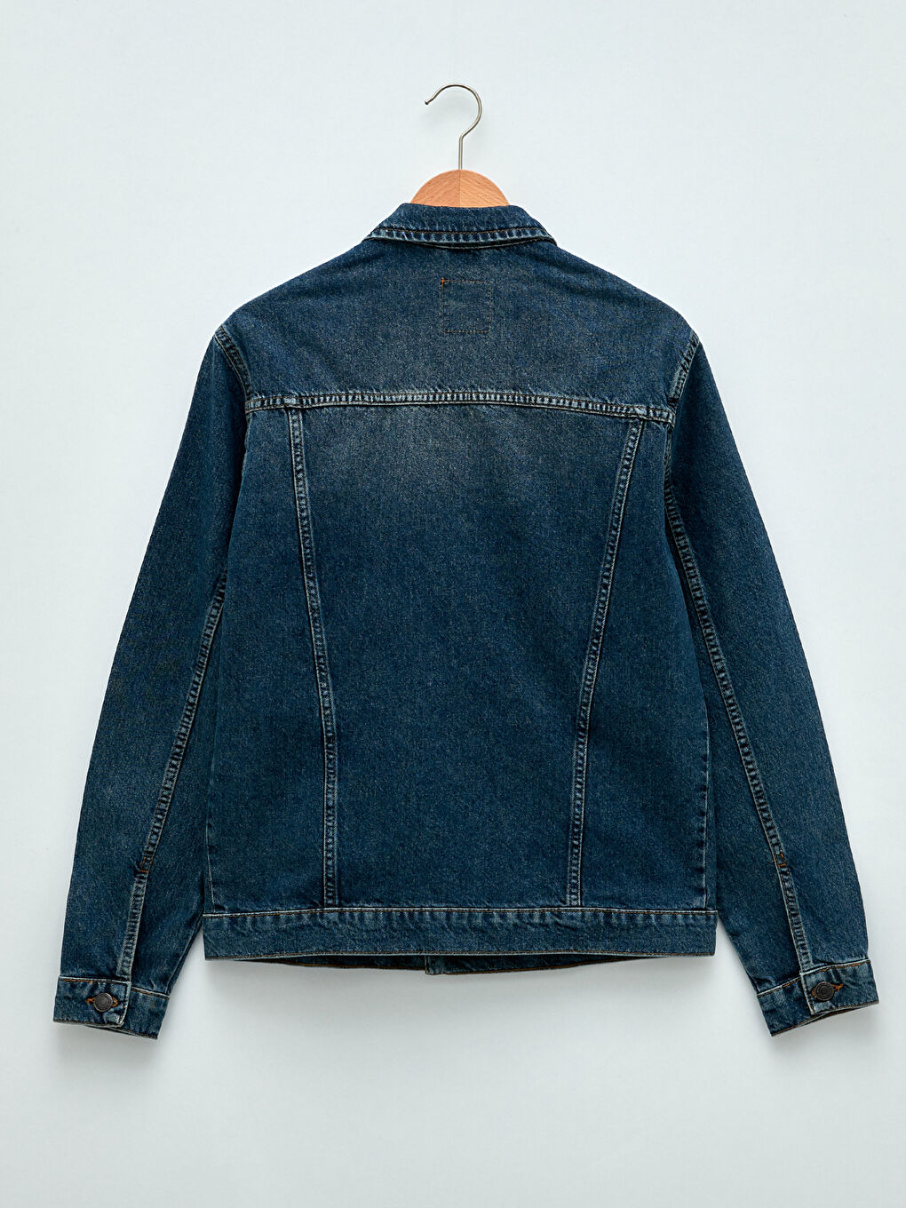 LCW Jeans Indigo Standart Kalıp Uzun Kollu Erkek Jean Ceket - 5