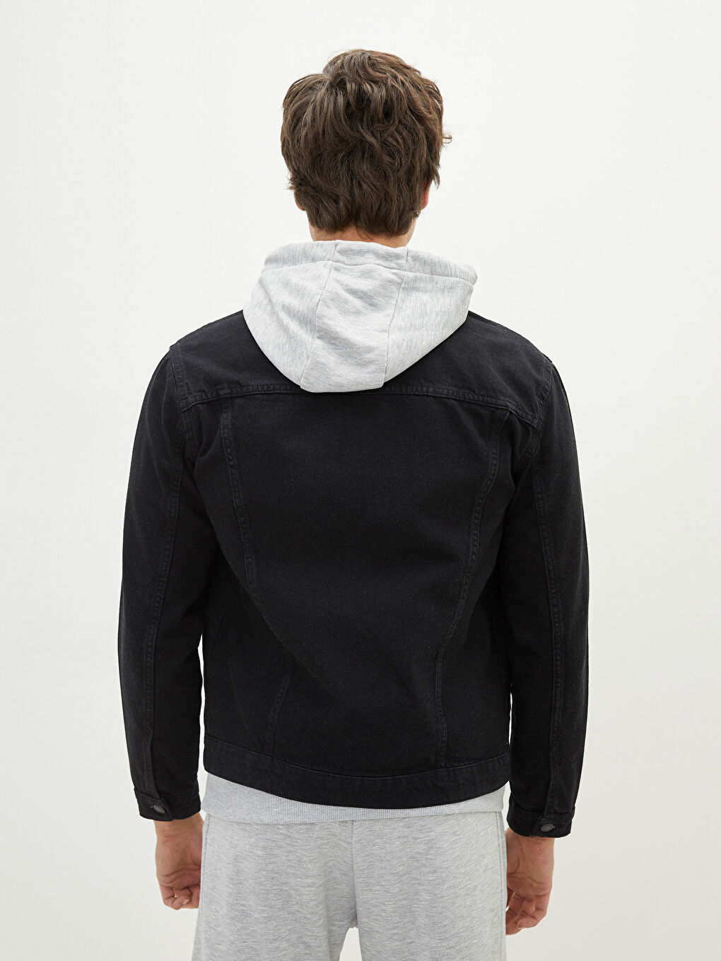 Мужская джинсовая куртка стандартного кроя-4