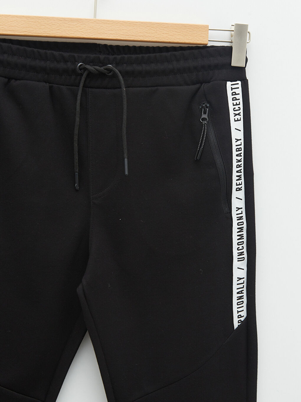 Siyah Slim Fit Erkek Eşofman Altı-7